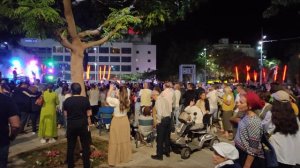 רמי קלינשטיין בכיכר העצמאות נתניה