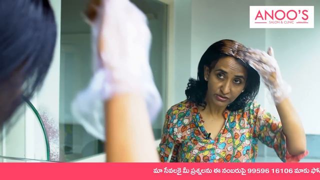 Anoos Black Xpert Application at Home | White Hair to Black Hair | Telugu |  Video-1 | Anoo's®