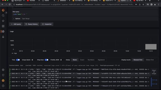 [Monitor] Demo Grafana add datasource Loki смотреть онлайн