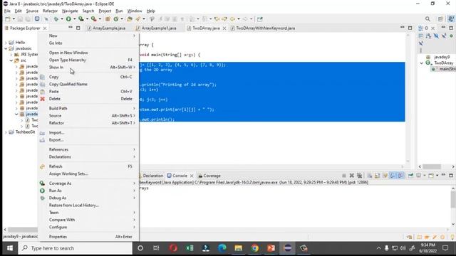 2D Arrays array in java | Java course | Multidimensional Arrays in Java смотреть онлайн