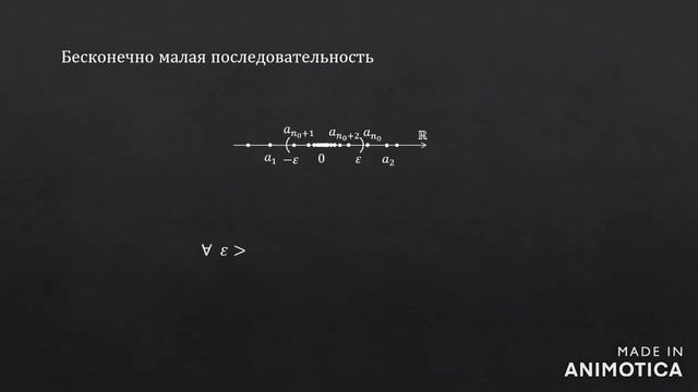 Бесконечно большие и бесконечно малые последовательности
