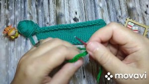 Вязание.МК КРЕСТООБРАЗНЫЙ НАБОР ПЕТЕЛЬ "БОЛГАРСКИЙ ЗАЧИН". Рельефный декоративный край с утолщением