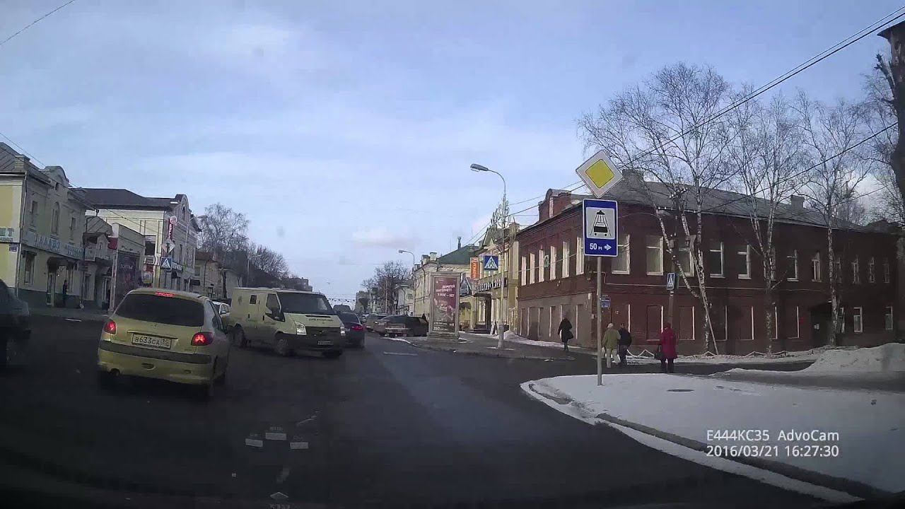 Поездки по Череповцу. С работы домой. смотреть онлайн