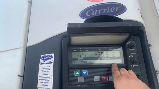 Carrier Vector 1850 menu y funcionamiento