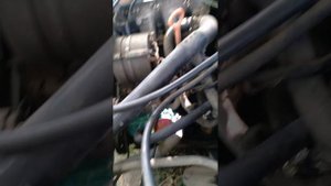 монтаж подогревателя Лунфей на ауди 80 б3
