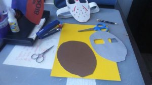 Как сделать маску Джейсона Вурхеза? Железный Джейсон. (Из картона).