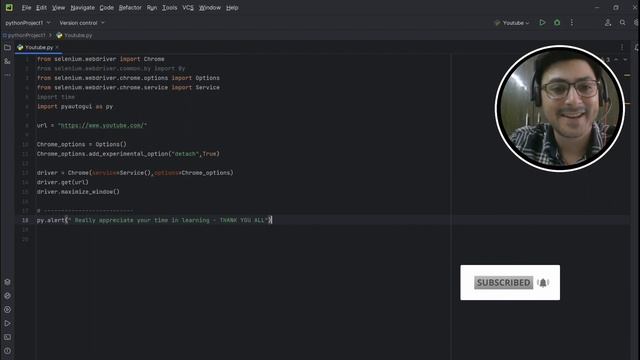 Simple Pyautogui project | Selenium With Python | Webscarping using python tutorial | YouTube Views