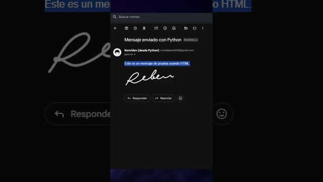 Envía correos con Python y HTML #python #gmail #outlook #automation