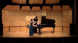 Poulenc Sonata for Violin and Piano, Mov 2, My Sister's Recital