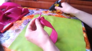 Розы из атласных лент шириной 4см