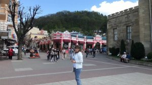 По Кисловодску пешком. Курортный бульвар. Парк. Беседка "Семь Ветров"