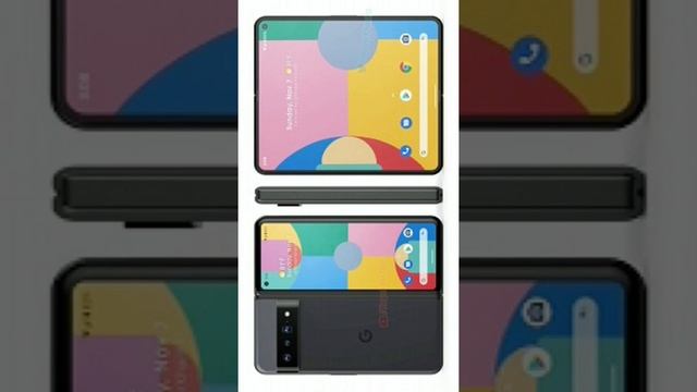 Гибкий смартфон Google Pixel Fold выйдет в следующем году #google #foldphone #pixel6pro