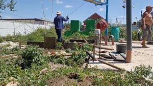 ?Бетонная лестница своими руками (5 ступеней и платформы)