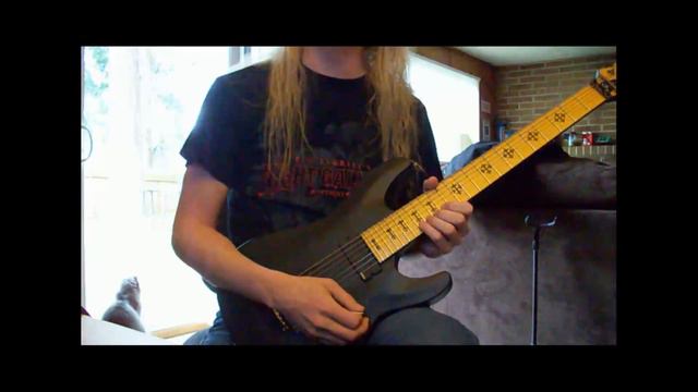 Jeff Loomis soloing on new Keith Merrow stuff смотреть онлайн