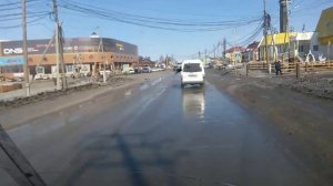 Автозимник по реке Лене. Еду из Якутска в Бестях на шопинг.