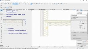 Beginner in ArchiCAD Construction Detailing | Parapet Wall Detail