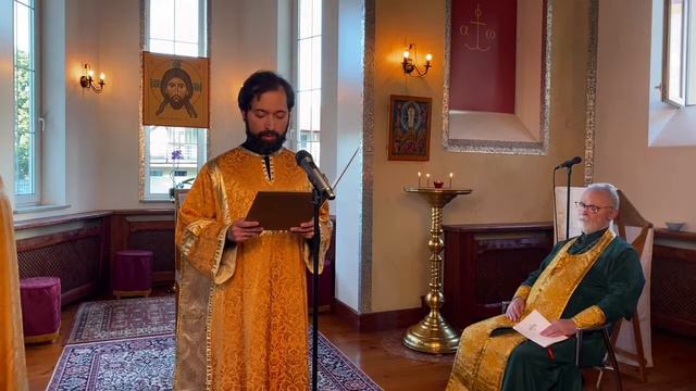 Вечерня на русском языке. Неделя 9-я по Пятидесятнице. 5 августа 2023 смотреть онлайн