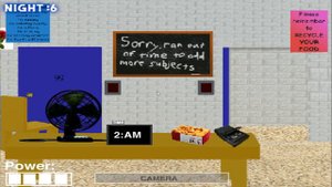 Five Nights at Baldi's - All Custom Nights (Normal Mode) (Baldi's Basics Fan Game)