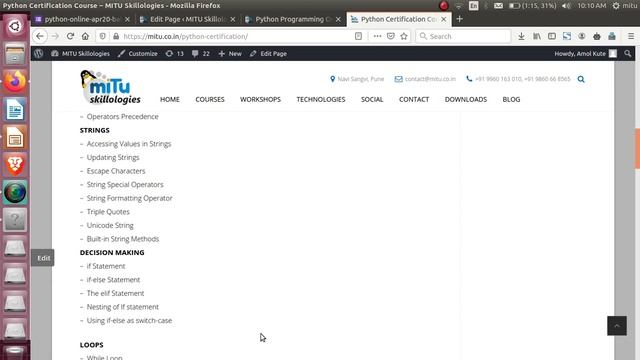 Online Python Certification Course