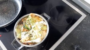 Готовим вкусный овощной бульон. Готовим из обрезков