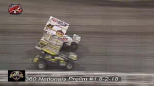 360 Knoxville Nationals Highlights - Night #1 - August 2, 2018