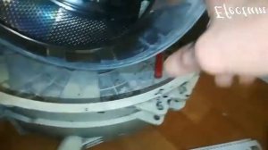 Что же внутри любой стиралки  через 5лет домашней работы? Посмотрите - это страшно смешно)