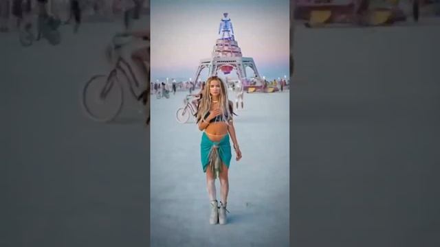 Burning man  music festival 2022  black rock art #shorts