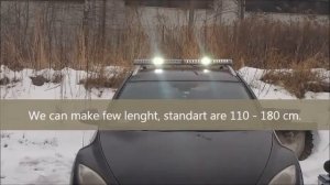Warning LED Lightbar OPTIMA 60 8ML+4R6 CT 110 cm Made in POLAND