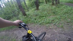 Экстремальный  спуск на велосипеде с горы Косотур в Златоусте