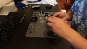 Disassembling a BMW iDrive Controller for Cleaning