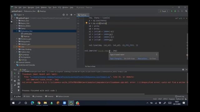 OpenCV ile Görüntü İşleme Nasıl Yapılır? 6: Resim içerisinde çizgi ve daire bulma смотреть онлайн