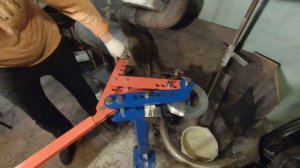 Обзор. Ручной трубогиб профильных и круглых труб в работе. Hand tools. Заказать по тел. +7902638183