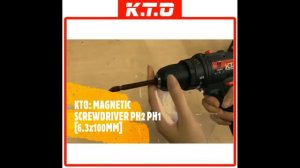 MAGNETIC SCREWDRIVER HEAD DRILL BIT PH2 PH1 [6.3x100MM]