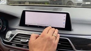 BMW 7 er G11 / G112 - доп мультимедиа на штатный монитор