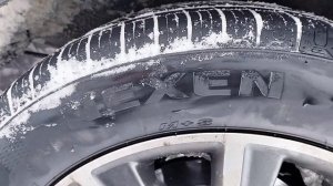 Липецк утопает в снегу. Езда на летней резине Nexen 2022 года выпуска удивляет!