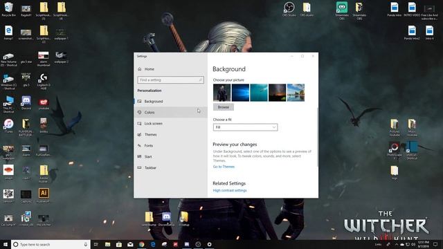 How To Change Desktop Background Windows 10 смотреть онлайн