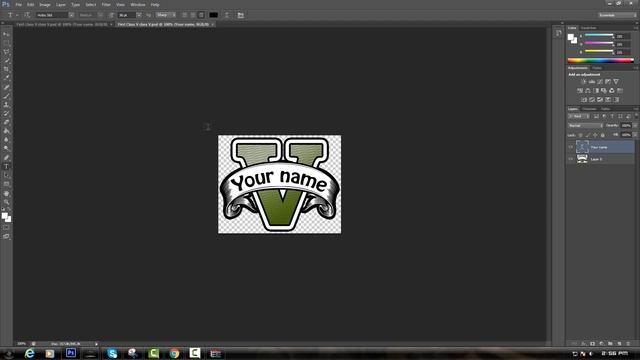 Photoshop - GTA "V"styled cool Logo Template смотреть онлайн