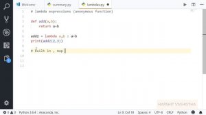 Lambda Expression : Python tutorial 150