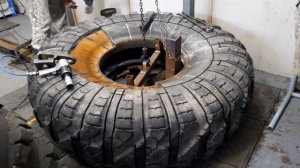 Как ободрать шины И - 170.