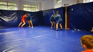 Борьба в стойке. Тренировка. Самбо дети