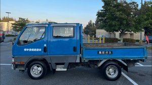 1996  Mitsubishi Canter Fuso W-Cab 4X4 MT5 2.8L Обзор Японского автомобиля с правым рулём.
