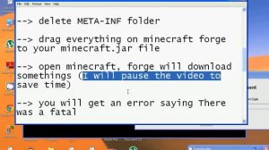 How to  install forge mod loader on a crack minecraft 1.5.2 (FML error fix too)