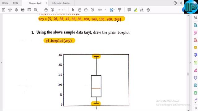 Boxplot & Pie Chart | Matplotlib.pyplot | pie() | boxplot() | Part 7 | Class 12 | IP | Python смотреть онлайн