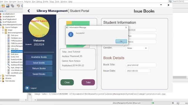 JavaFX Project - Library Management System in Java Netbeans with TUTORIALS смотреть онлайн