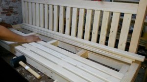 Скамейка своими руками. Как сделать скамейку. Сделай сам. Садовые качели