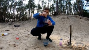 ЭКСПЕРИМЕНТ:ПЕРЕКИСЬ ВОДОРОДА+МАРГАНЦОВКА/реакция/Огромное ЯДОВИТОЕ облако/Эксперименты 2020года.