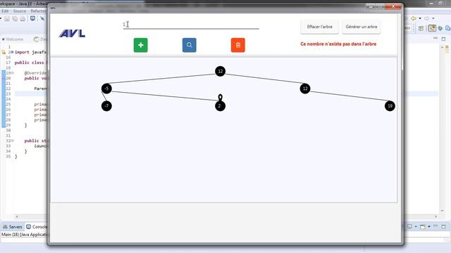 Arbre AVL avec javaFX смотреть онлайн