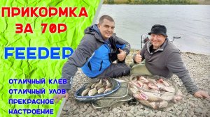 ПРИКОРМКА за 70р отработала на все 100. Рыбалка на фидер