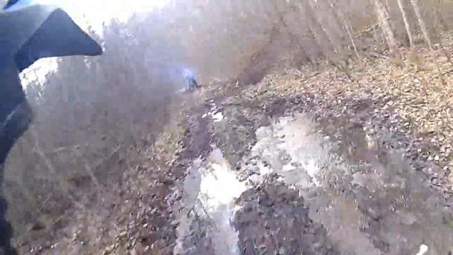 На питбайке по лесу.Kayo 140.Pitmoto 140.Irbis 250.1 Раз на питбайке смотреть онлайн
