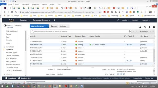 Terraform AWS Tutorial for creating aws ec2 | keyfile | elastic ip | security group using terraform
